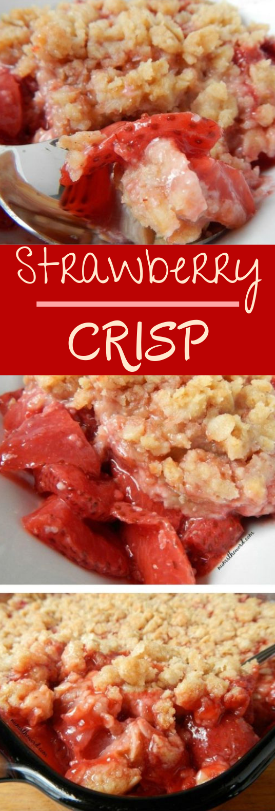 Strawberry Crisp #desserts #strawberry