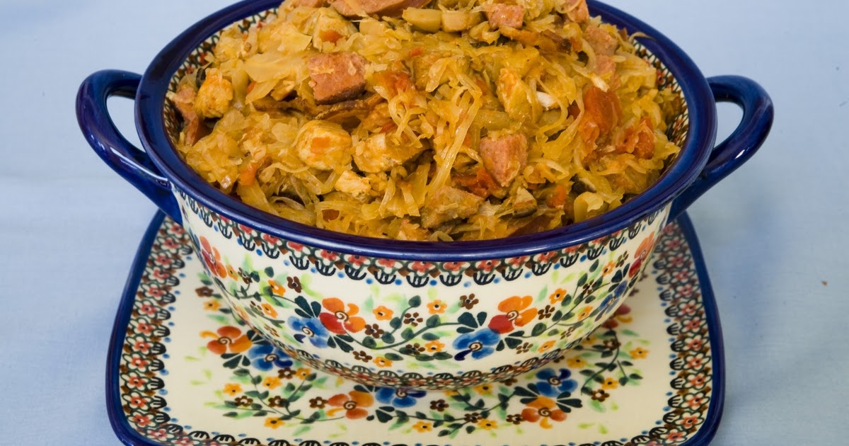 Polish Classic Cooking: Polish Comfort Food - Sauerkraut With Mushrooms