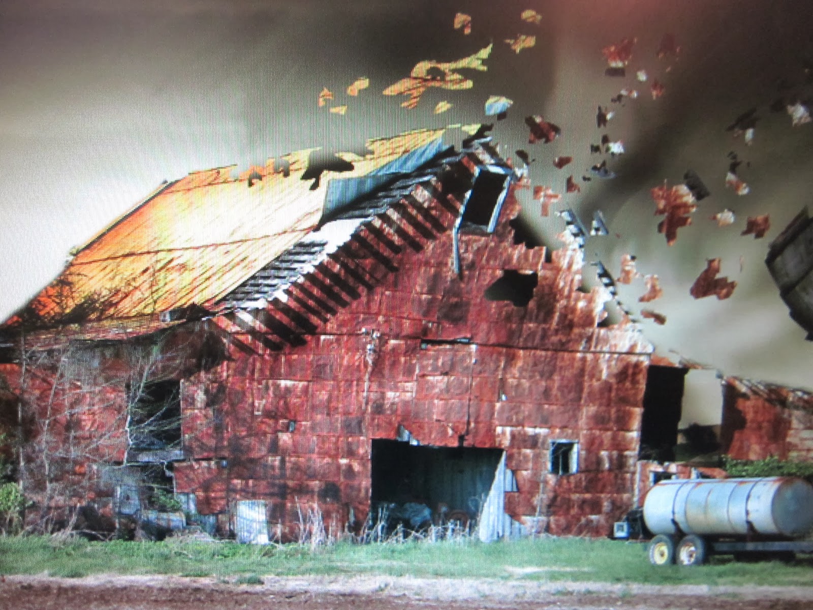 barn in wind