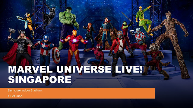Marvel Universe comes LIVE @ Singapore Indoor Stadium