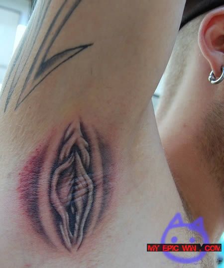 Vagina Tattoo Horny Art Design