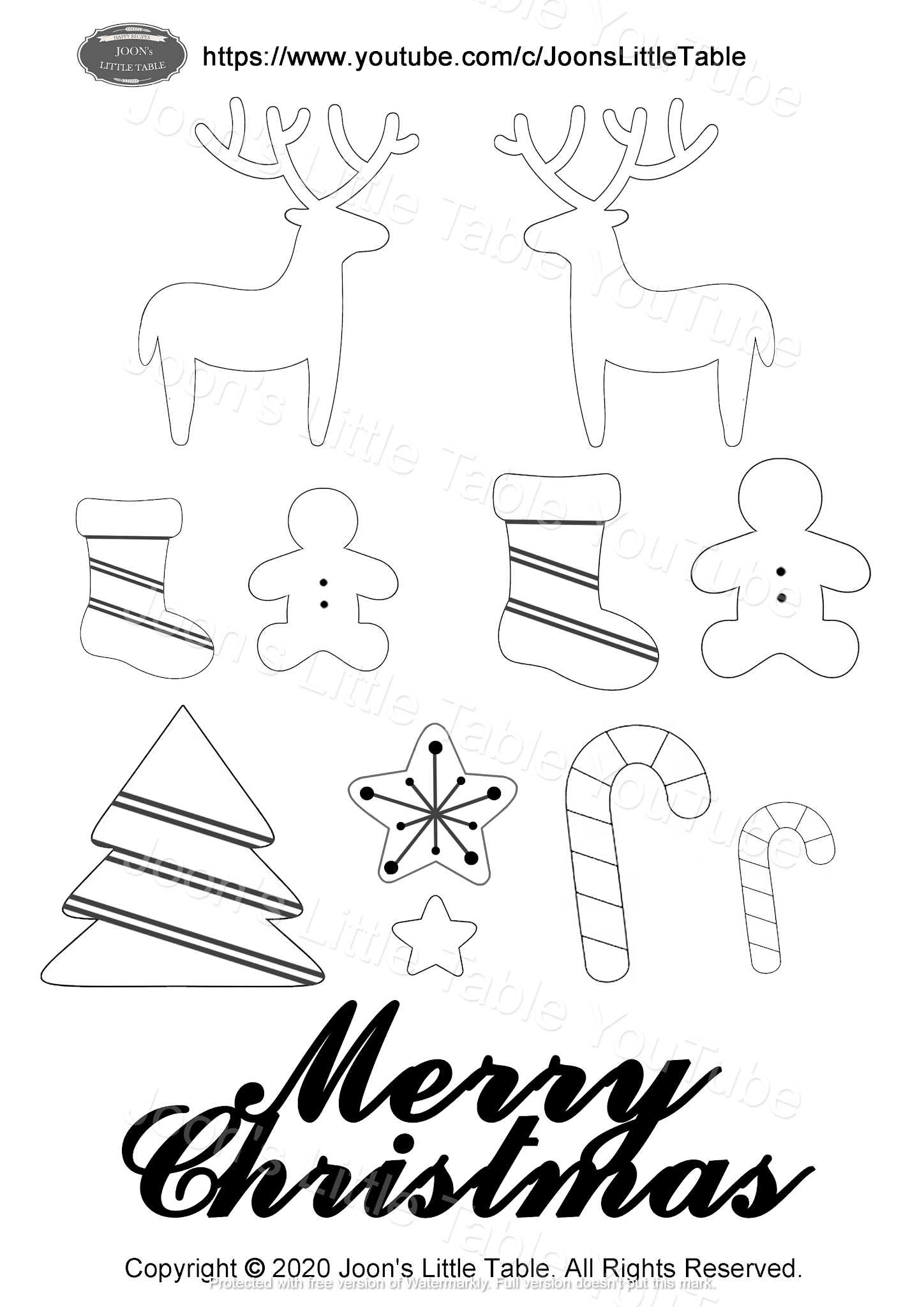 How to make Christmas Chocolate decorations and Cake Toppers // Free ...