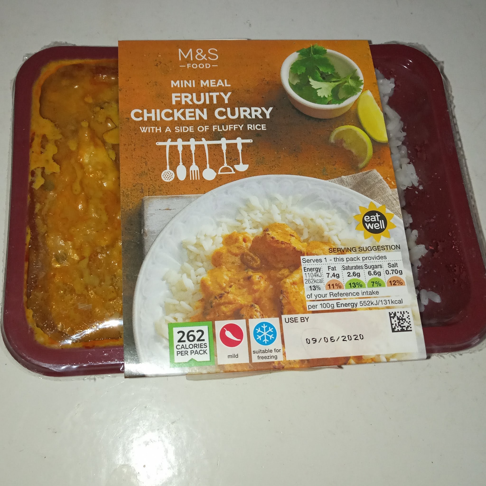 Supersupergirl's Food Reviews M&S Marks and Spencers fruity chicken