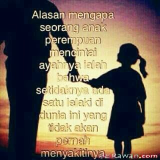 Kata Kata Bijak Seorang Ayah Untuk Anak Perempuannya