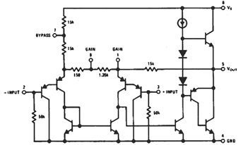 https://www.unboxing.eu.org/2021/03/lm386-audio-amp-ic-internal-circuit-schematic.html LM386 Audio Amp IC Internal Circuit Schematic