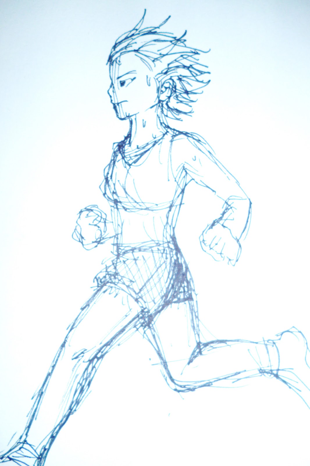 Cartoon party: Running position