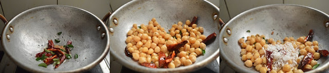 Step 3 - Channa sundal Recipe | Chick peas Sundal Step 3 - Channa sundal Recipe | Chick peas Sundal