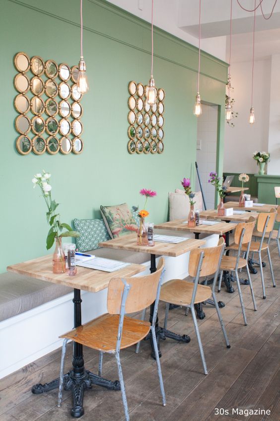 Como Abrir uma Cafeteria - Cores - Cozinha do Quintal Reprodução Pinterest