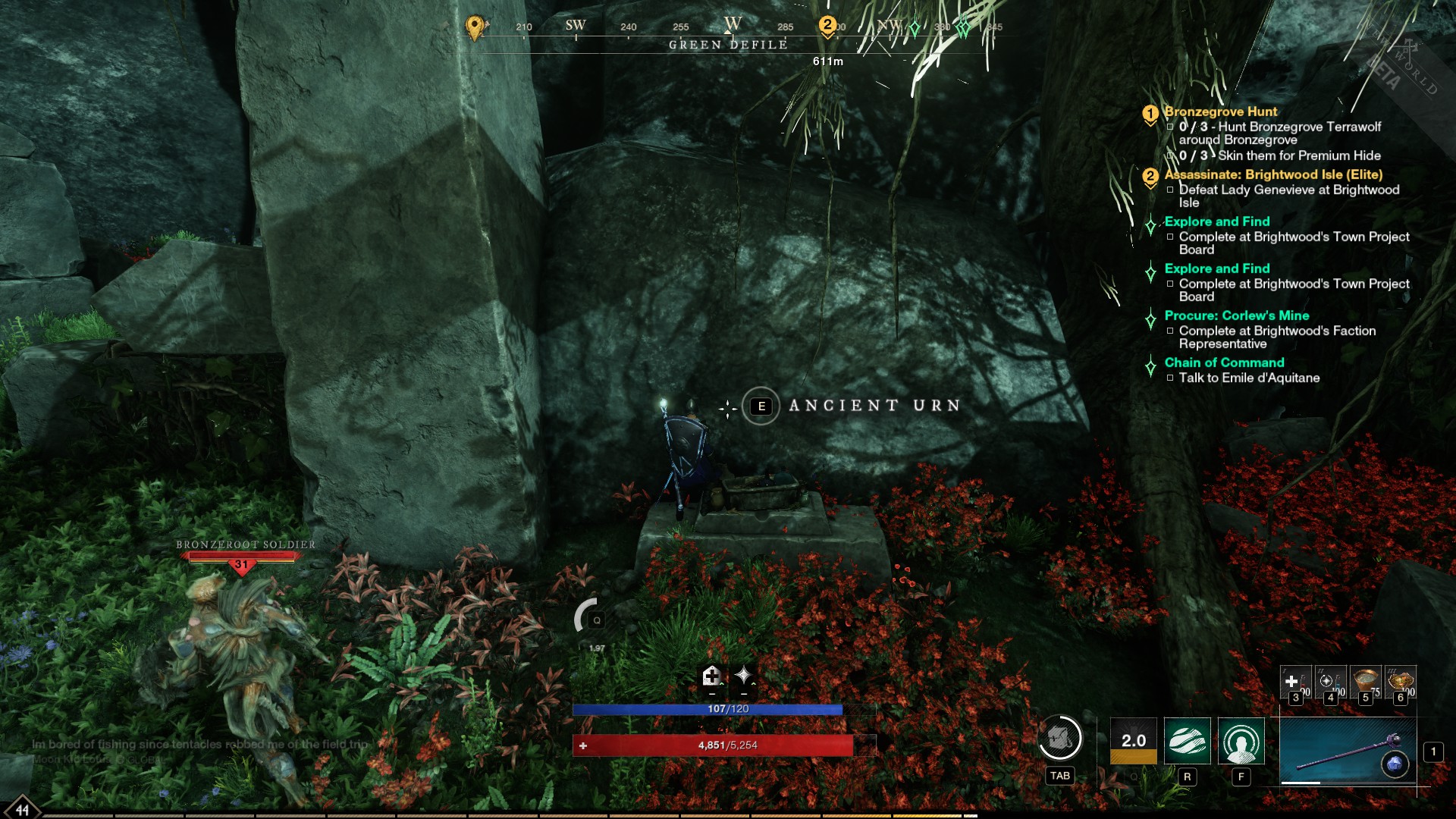 New World Green Defile chest locations