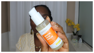 How To Boost Your Natural Hair Growth Naturally | Pureauty Naturals Biotin Hair Serum | DiscoveringNatural