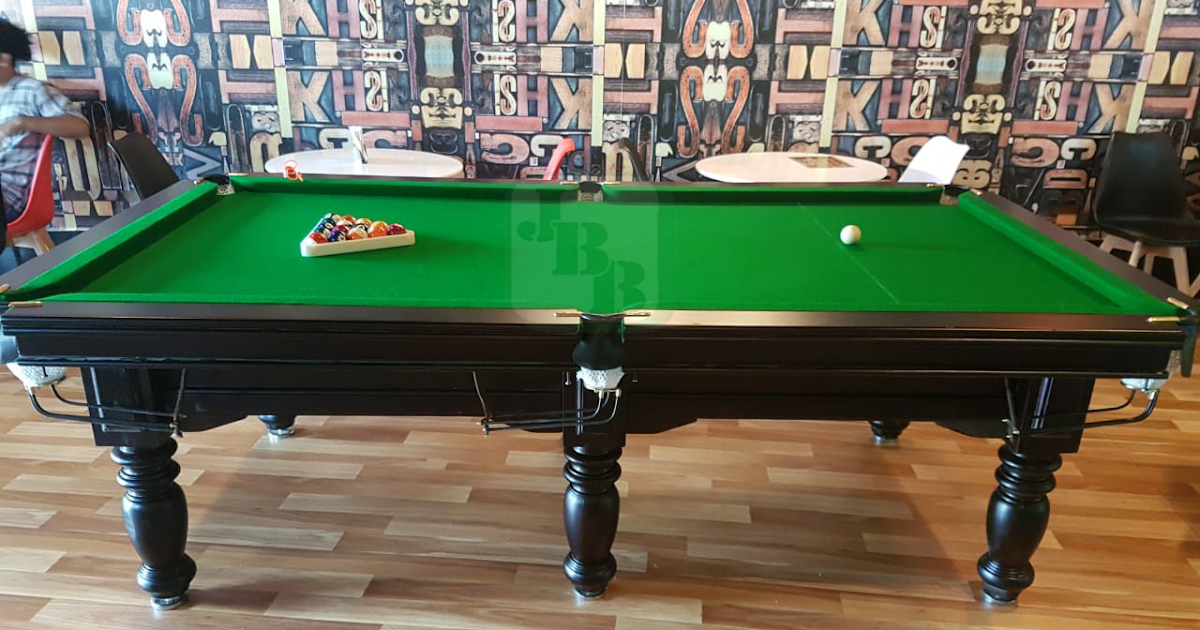 JAI BALAJI BILLIARDS JBB'S POOL TABLE IN CHERRY COLOUR PLACED IN GOA
