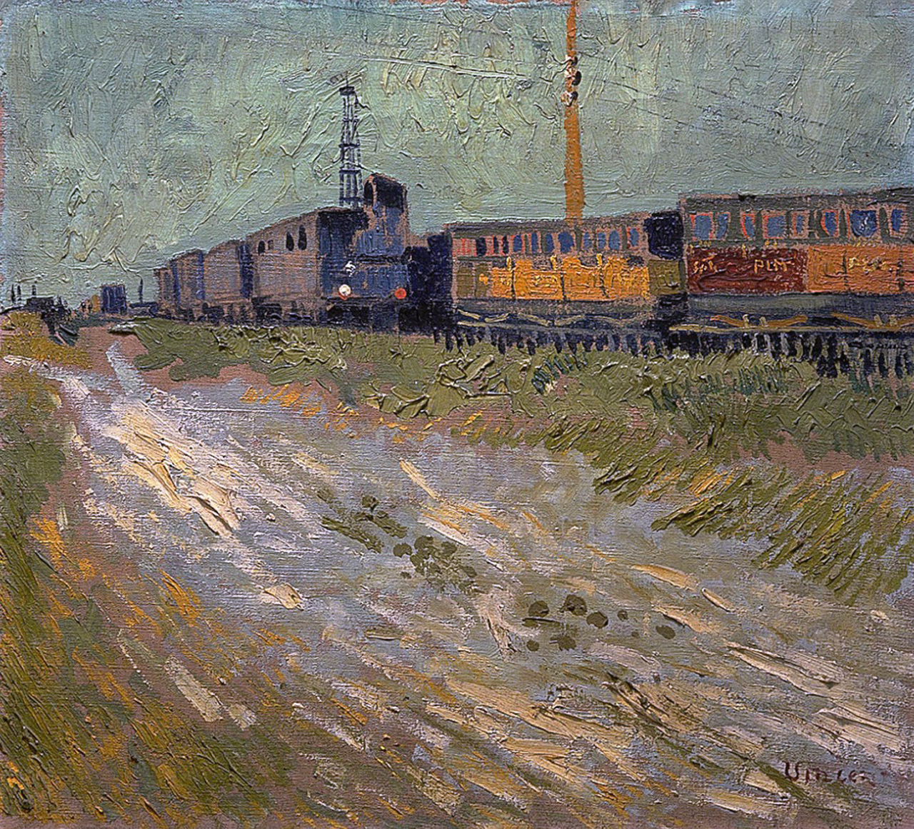 Transpress Nz Wagons De Chemin De Fer A Arles By Vincent Van