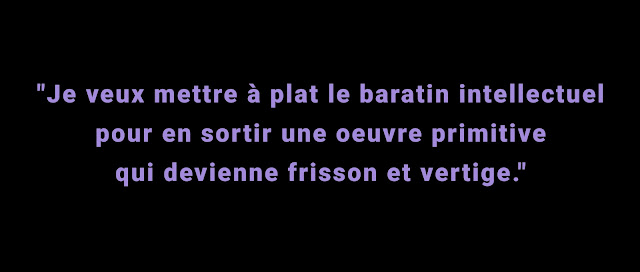 Je veux créer une expérience qui marque et qui fasse se sentir vivant. 