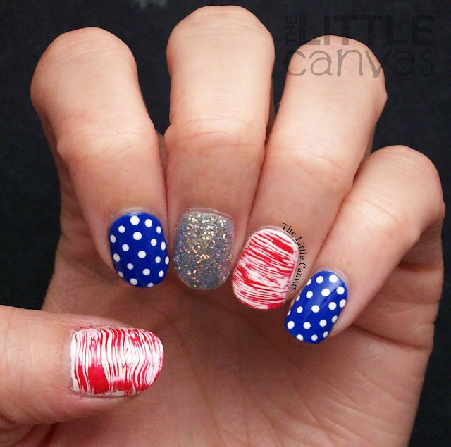 The Nail Art Squad Does Fourth of July - The Little Canvas