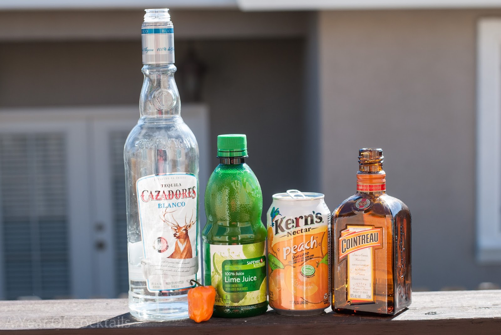 Peach Habanero Margarita A Year of Cocktails