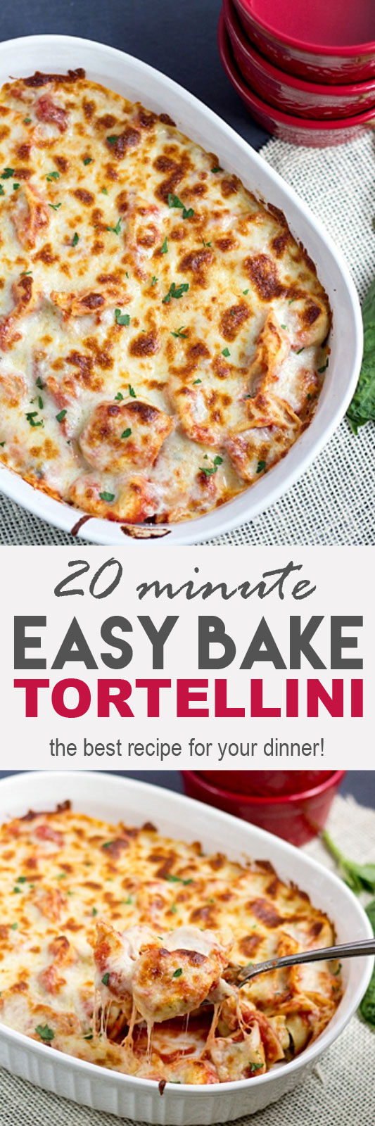 Easy Tortellini Bake - Estalase Guru