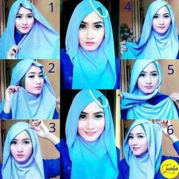 Cara Memakai Jilbab Paris Segi Empat Polos Gaya Terbaru Cara Memakai Jilbab Paris Segi Empat Polos Gaya Terbaru