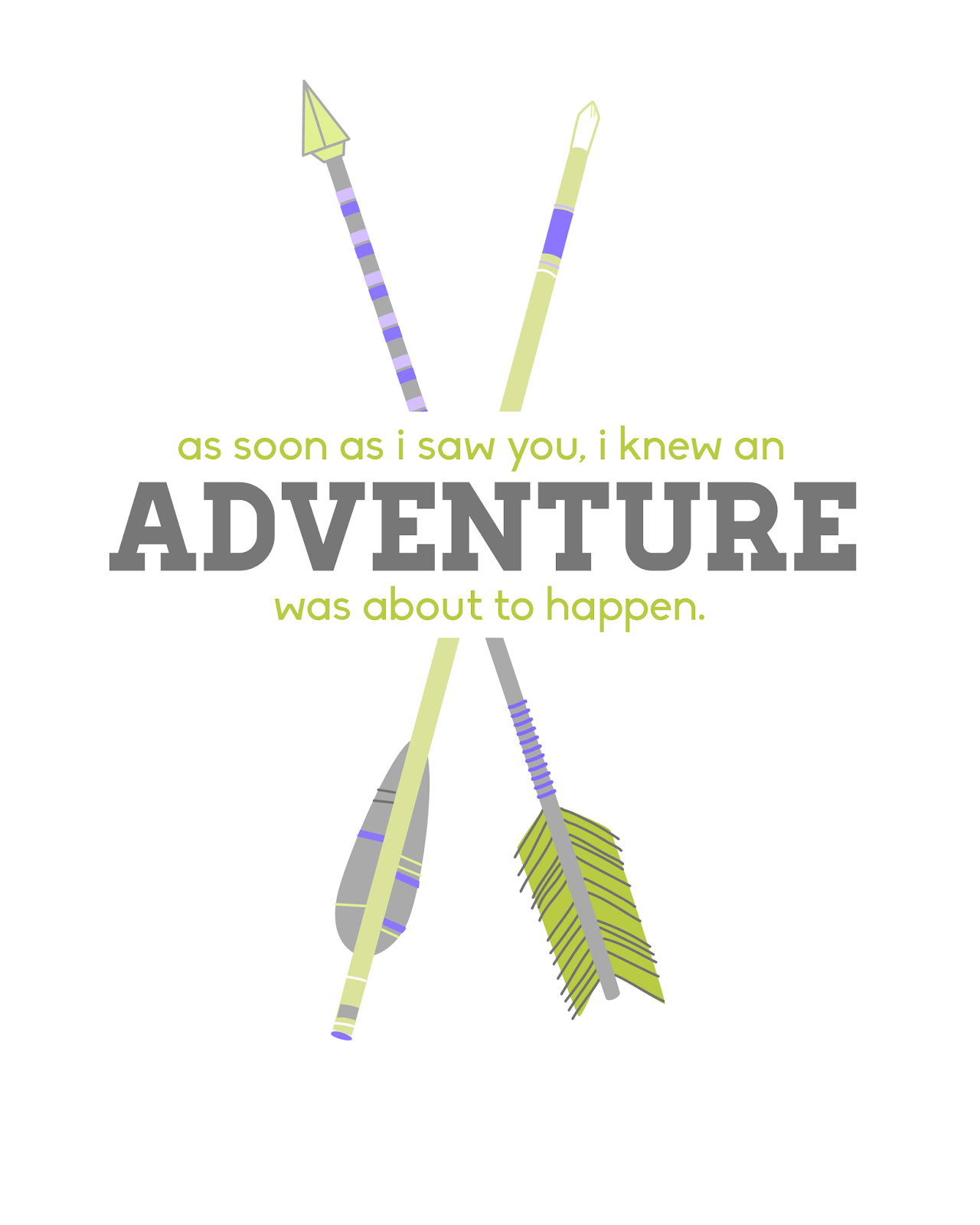 FREEBIES // 8X10 ADVENTURE PRINTABLES (5 COLORS), Oh So Lovely Blog