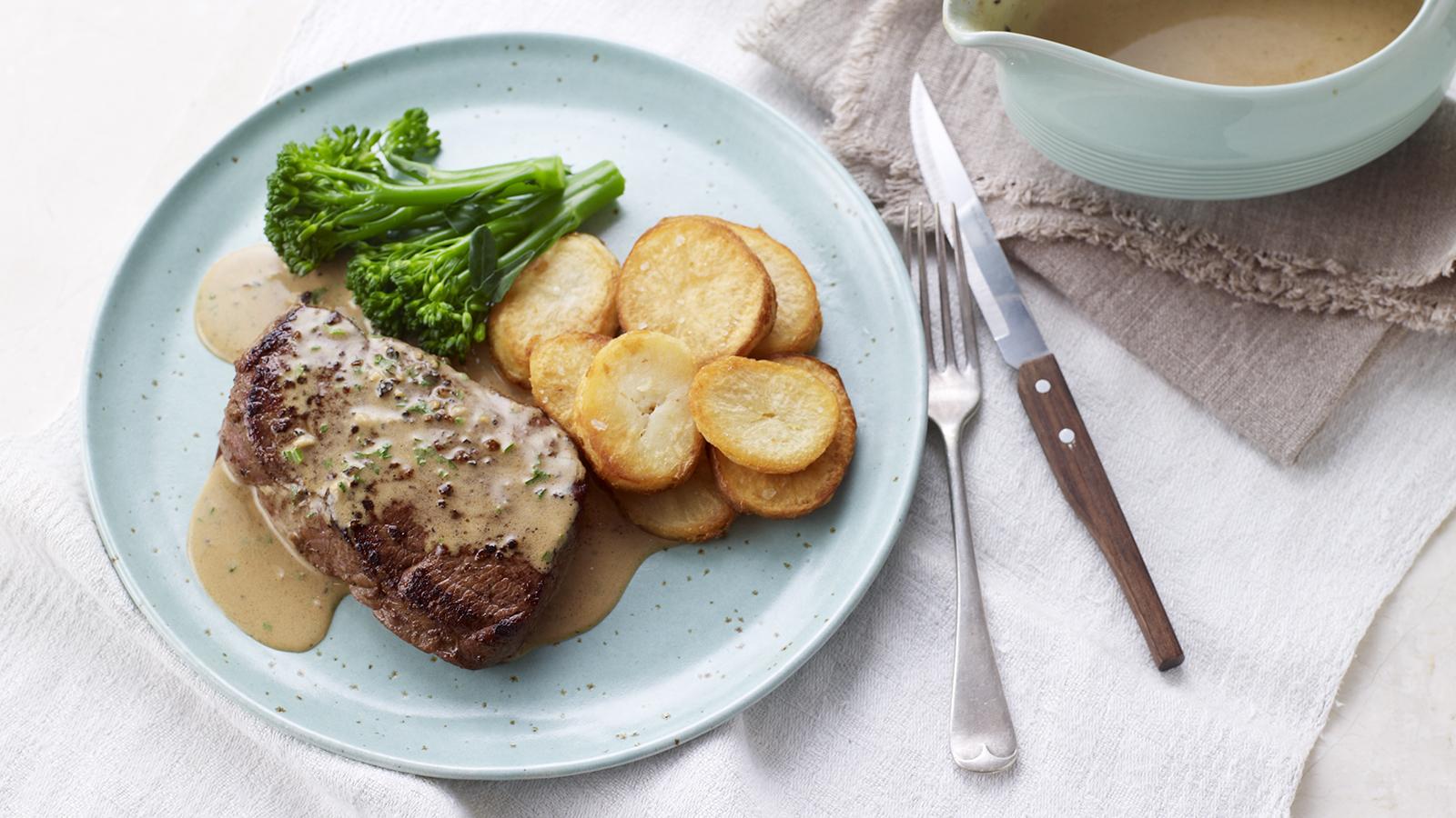 The Low Carb Diabetic Fillet Steak with Peppercorn Sauce A Mary
