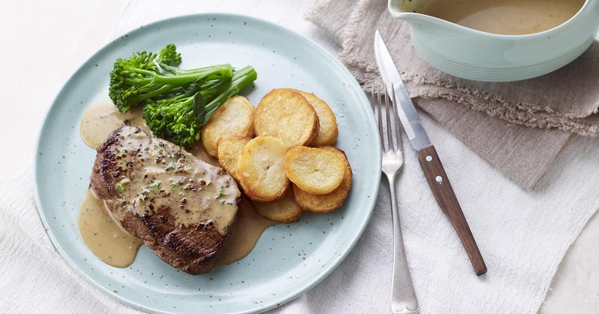 The Low Carb Diabetic Fillet Steak with Peppercorn Sauce A Mary
