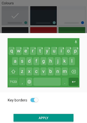 Apply new keyboard theme on Android