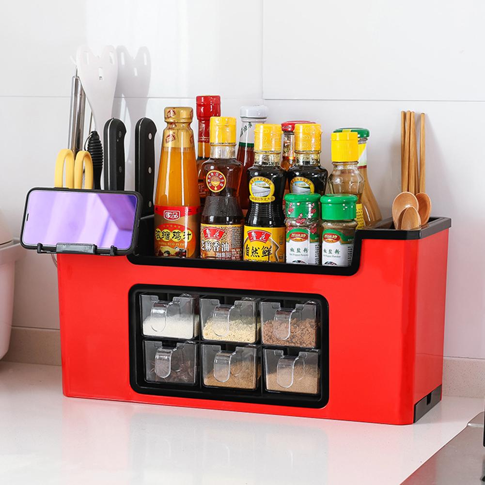 Kitchen Storage Racks Plastic Seasoning Bottle Storage Box Buy on