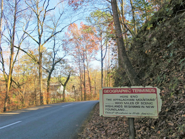 Appalachian Trail Terminus, Tannehill Historical State Park, Alabama. Thanksgiving 2020.