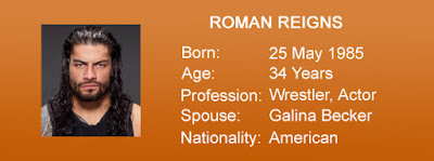 roman reigns, date of birth, age, profession, spouse, nationality, image download