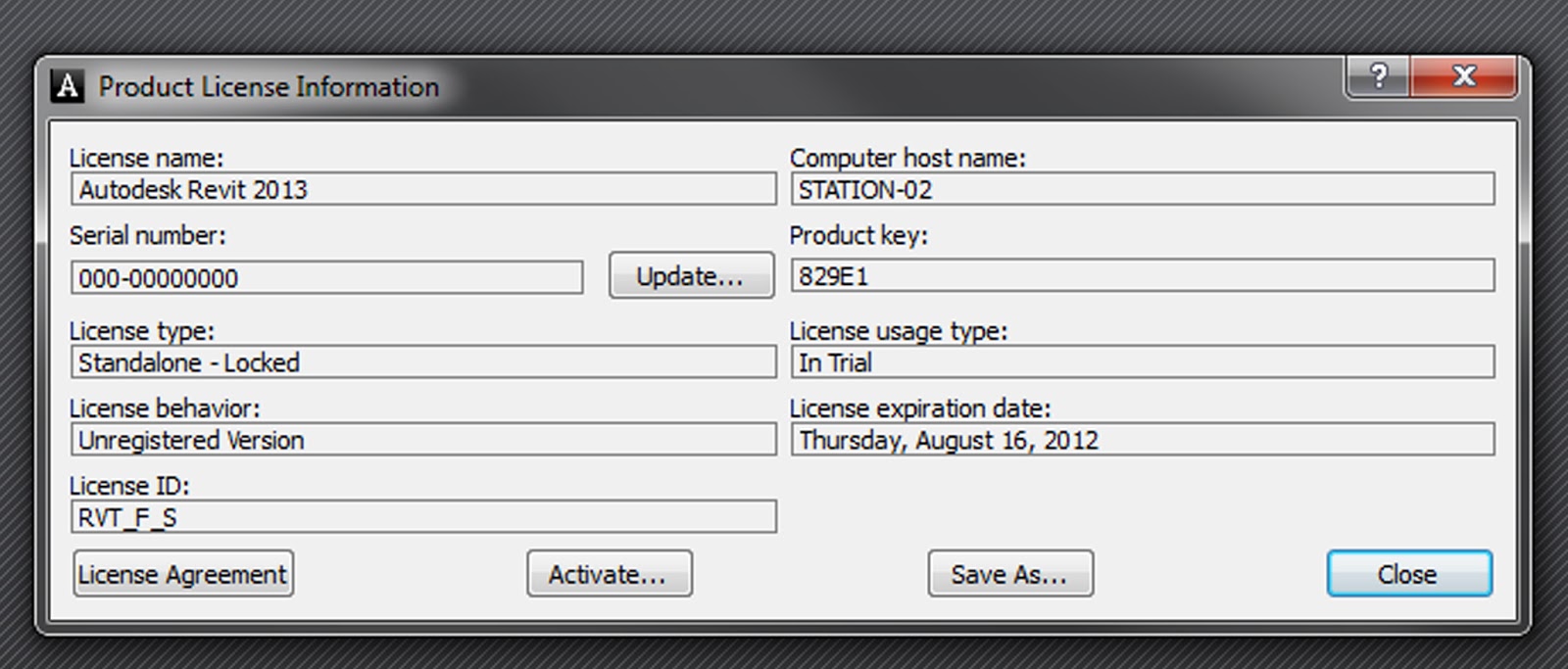 revit 2018 product key and serial