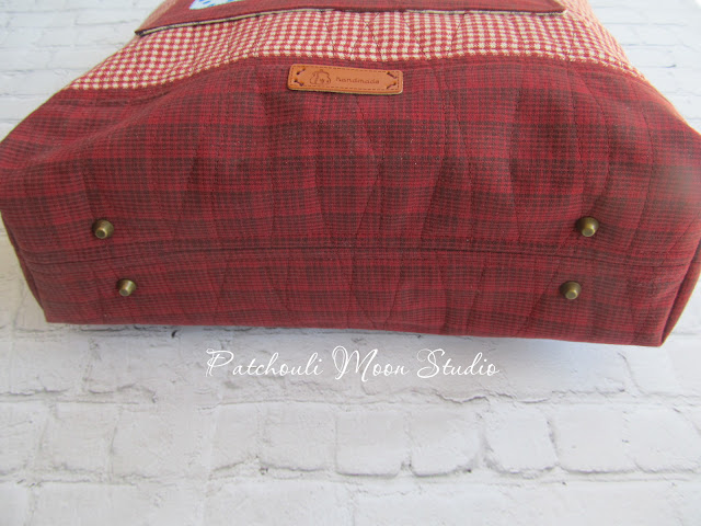 Patchouli Moon Studio~ Make it Yours (MIY) Tote with Typewriter Applique Pocket