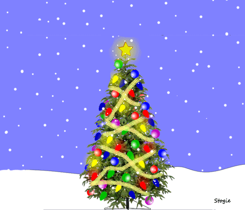 Paling Keren 24 Gambar Pohon Natal  Lucu Bergerak 
