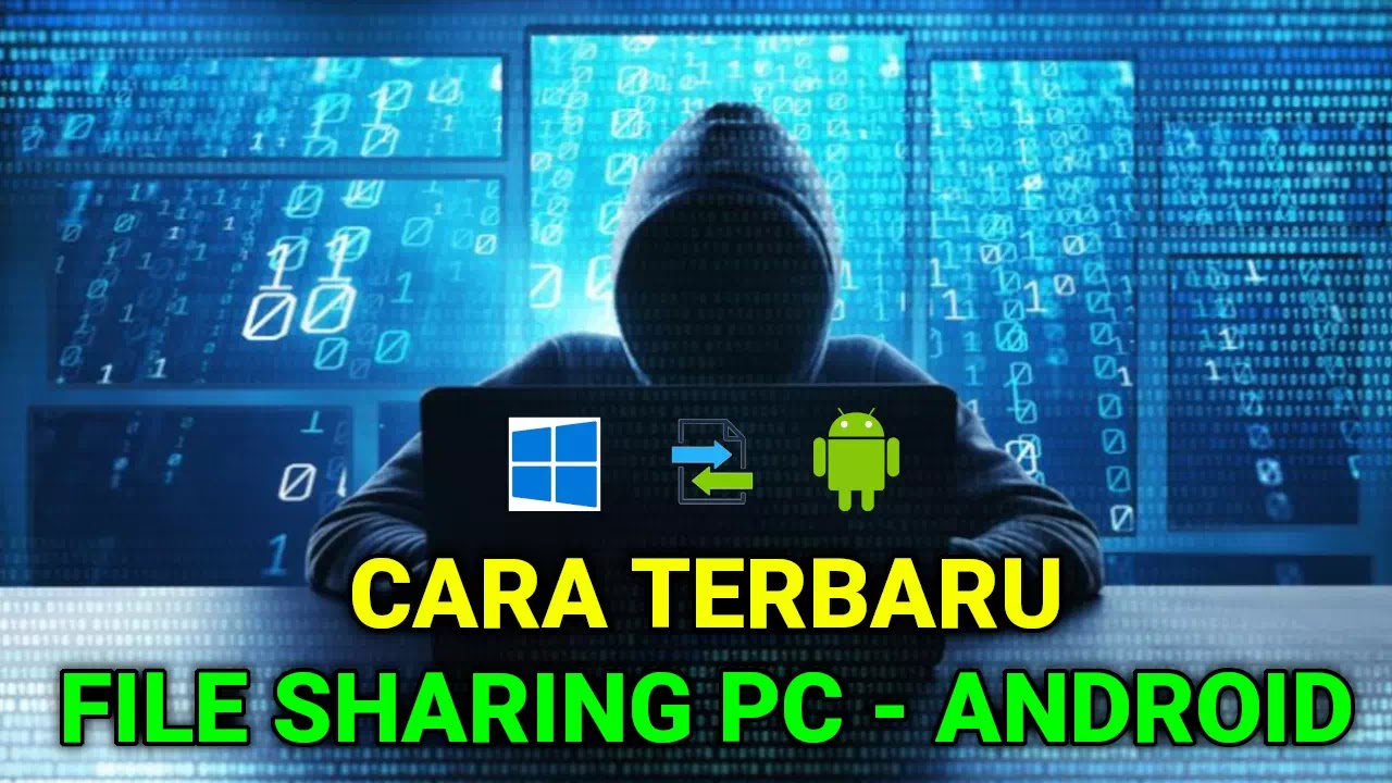 cara sharing file pc - android
