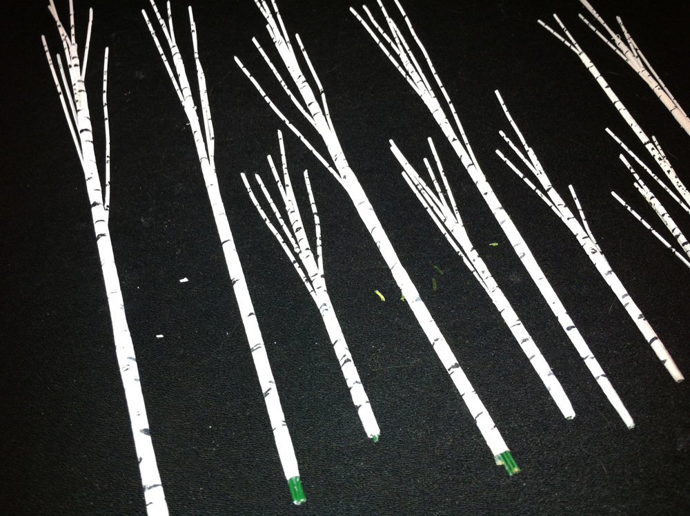 Oldhammer Generals Making birch trees