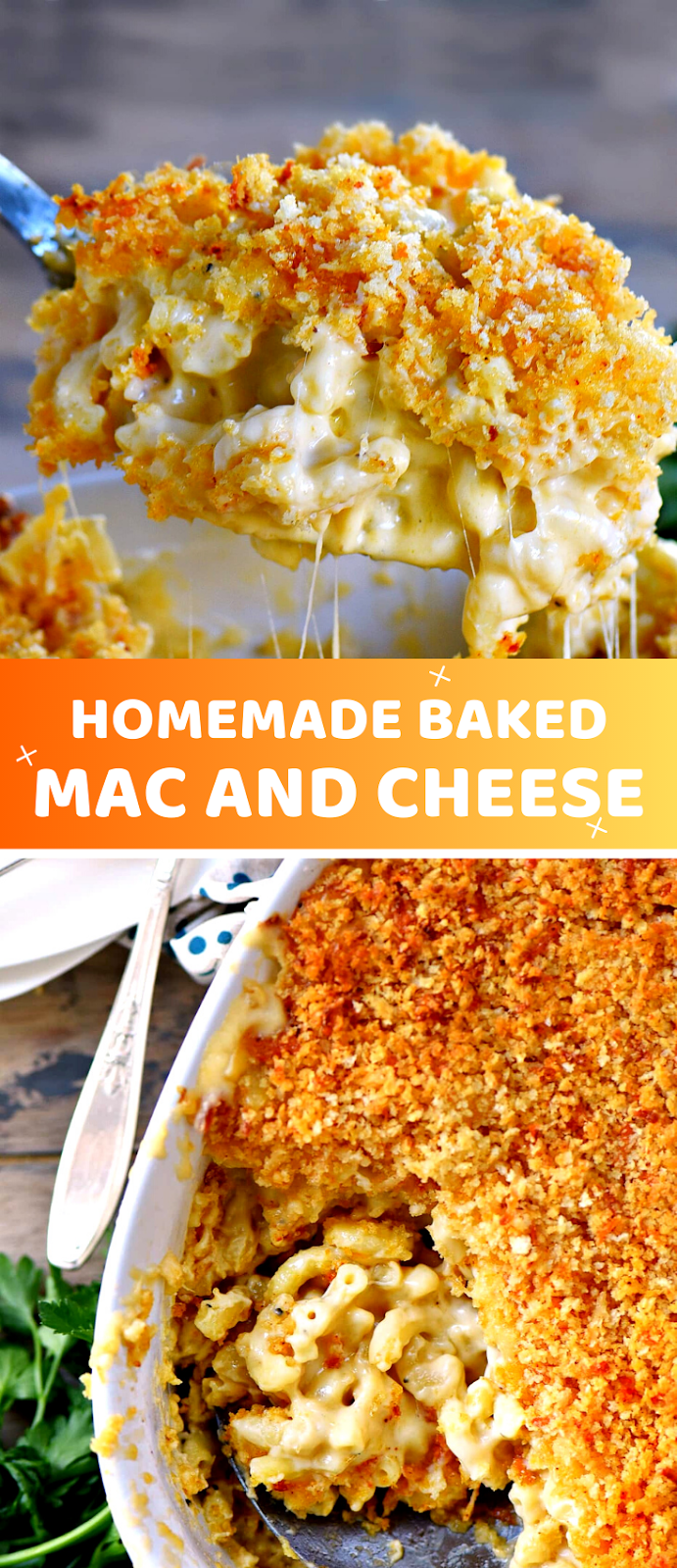 Homemade Baked Mac and Cheese