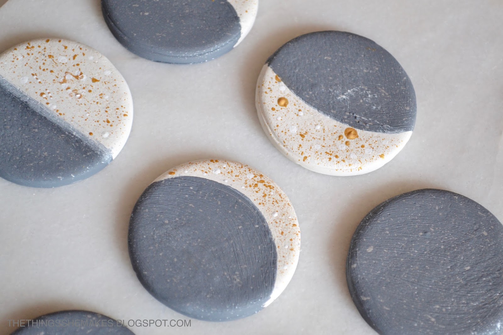 DIY Home Decor Phases of the Moon Art The Things She Makes