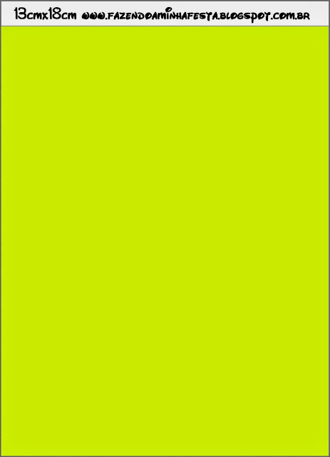 Rojo, Amarillo y Azul: Invitaciones para Imprimir Gratis. Sobre para invitación.