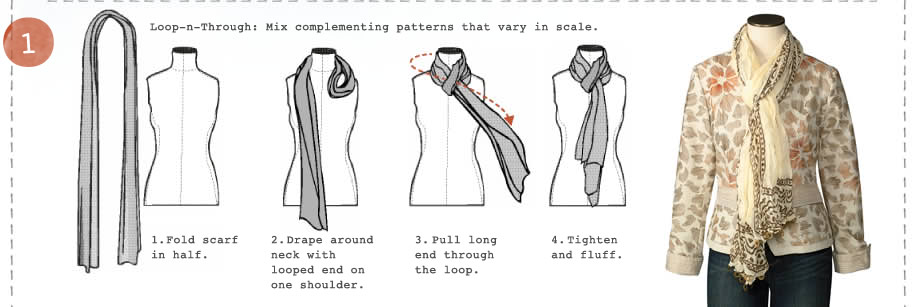 It's Written on the Wall: {Tutorial} 6 Fabulous Ways To Tie A Scarf ...