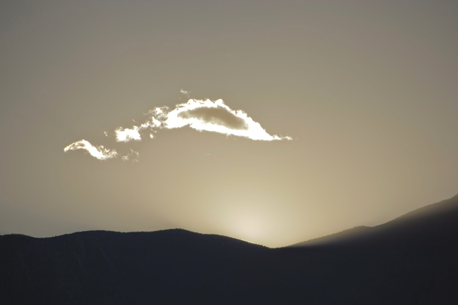 Sunset in Death Valley