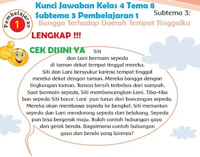 Kunci Jawaban Kelas 4 Tema 8 Subtema 3 Pembelajaran 1 www.simplenews.me