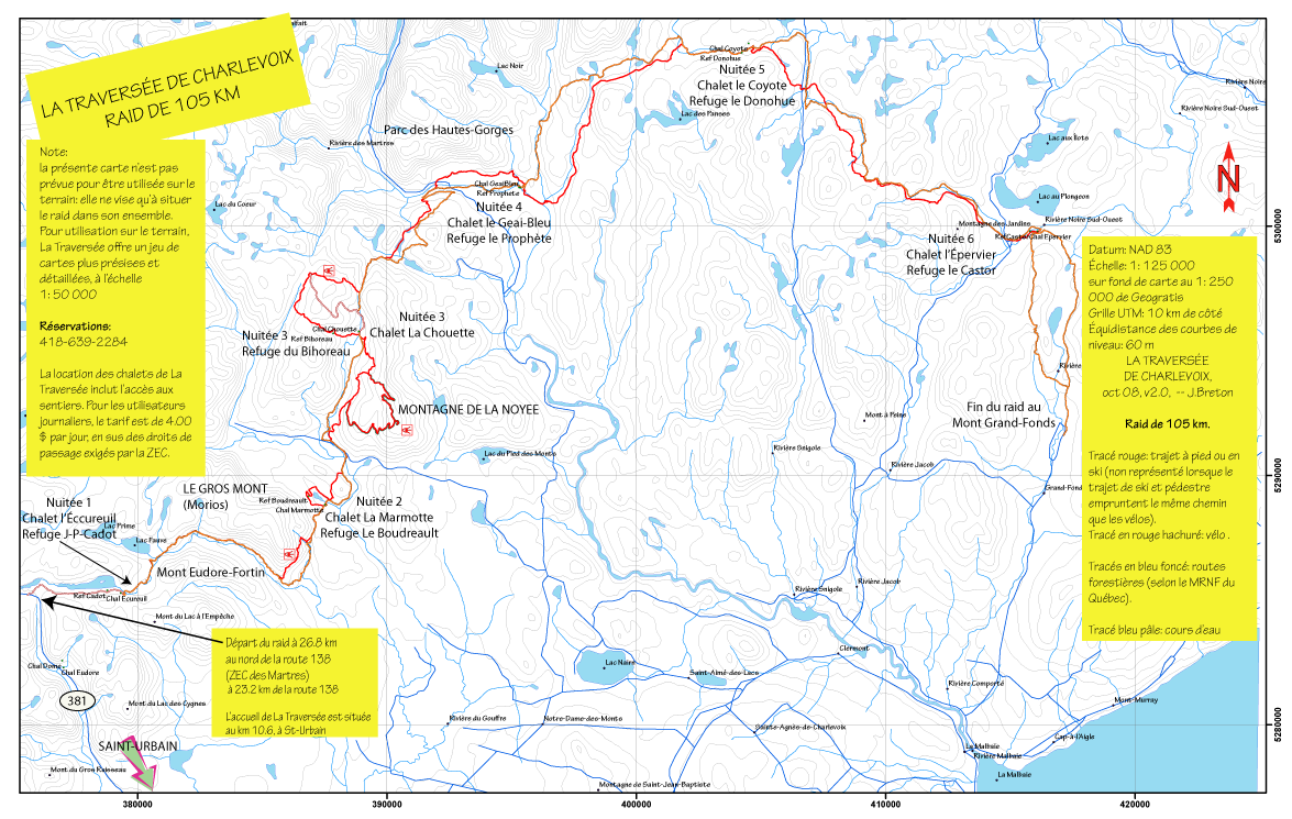 La demi traversée de Charlevoix / Jour 1 JulieJup_explore