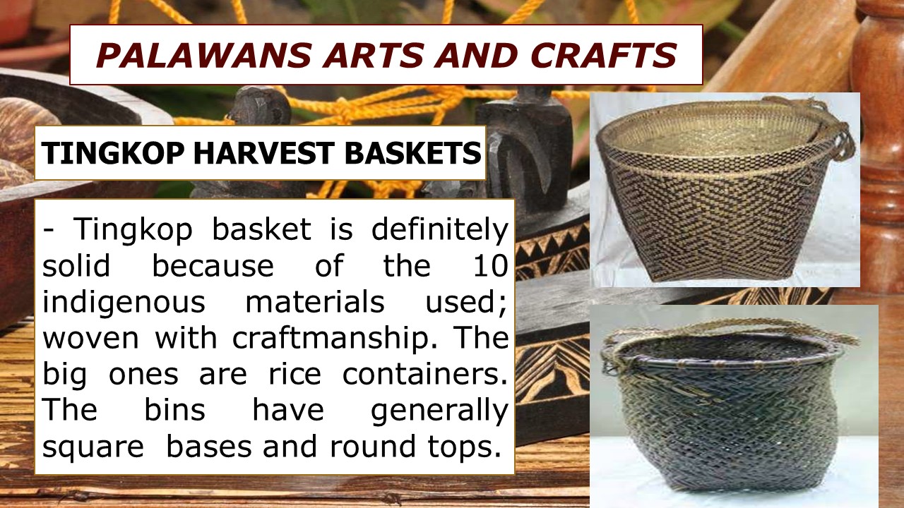 MAPEH Homepage Learning Materials Arts and Crafts of Romblon