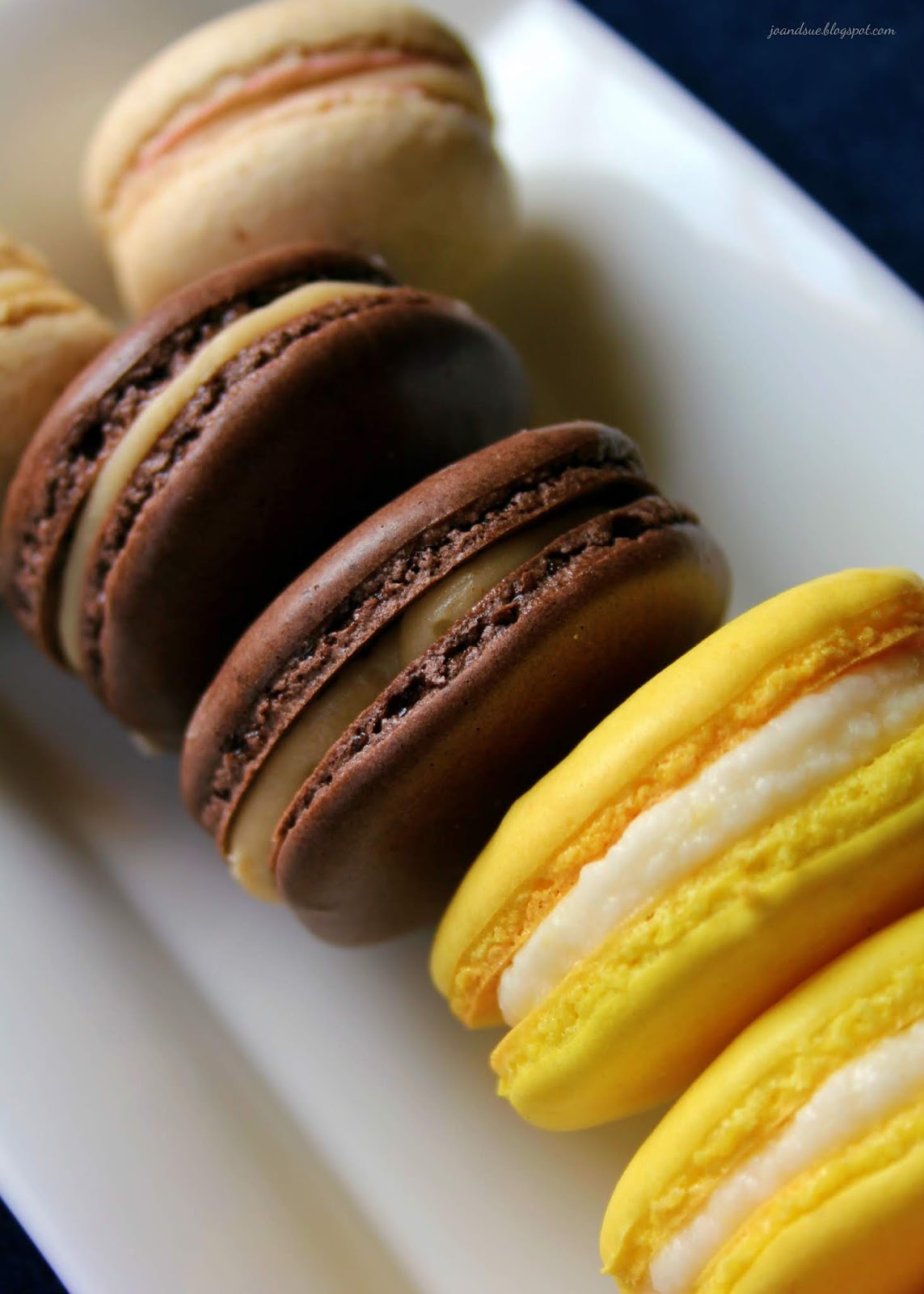 Jo and Sue: Macarons (Peanut Butter Cup and Lemon)