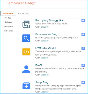 Cara Membuat atau Menambahkan Widget di Blogger Widget merupakan sebuah aplikasi yang di sudah ada pada website atau bisa di pasang pada web atau blog dengan menggunakan beberapa kode. Widget biasanya tampil bisa berbagai macam seperti gambar, Flash, Video, dan lainnya.