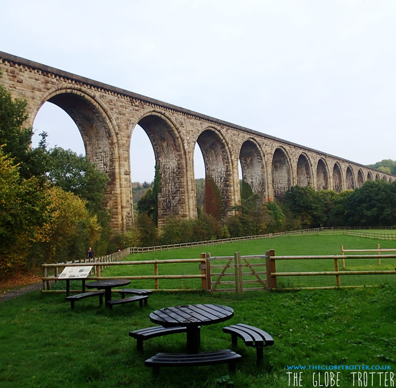 Pontcysyllte Aqueduct, Cefn Mawr Viaduct and Horseshoe Falls The