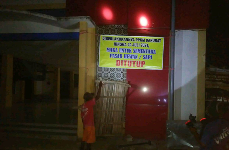 PPKM Darurat Corona di Sumenep