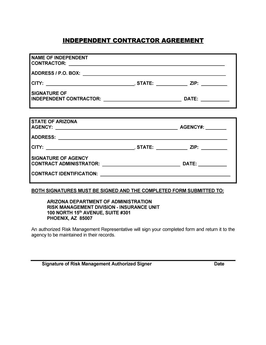 Simple Contract agreement templates - Contract agreement Forms Pertaining To risk management agreement template