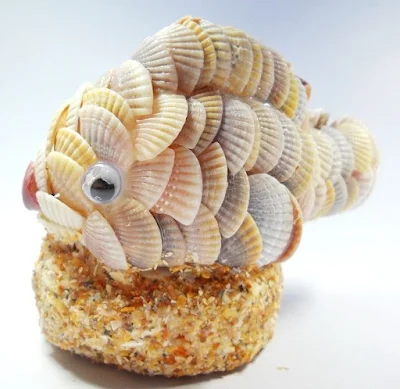 Fotos e ideias de artesanato com conchas