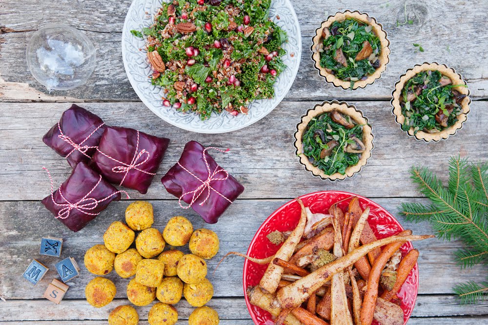 Fotograf Johanna Frenkel Veganskt julbord för Bon Appétit