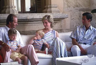 Princess Diana vacation in Spain