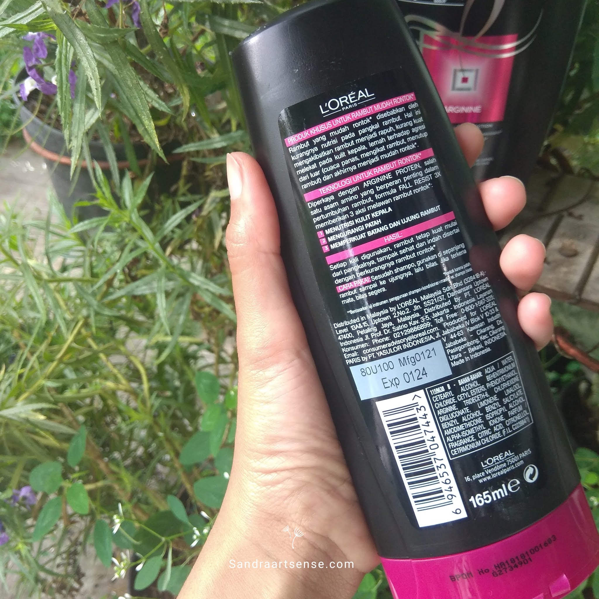 Sandraartsense.com: Review L'Oreal Paris Elseve Anti Hairfall Shampoo